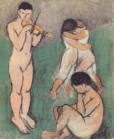 Henri Matisse The Music (Sketch) (mk35) china oil painting image